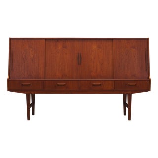 Danish Teak Highboard, 1960s For Sale