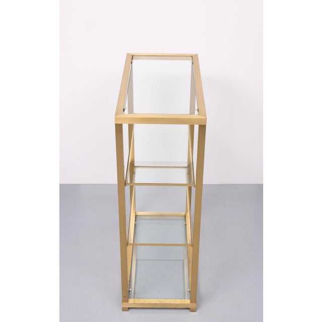 Brass and Glass Shelf, Italy, 1978 For Sale - Image 6 of 10