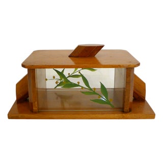 Large Art Deco Biscuit Tin, 1930s For Sale