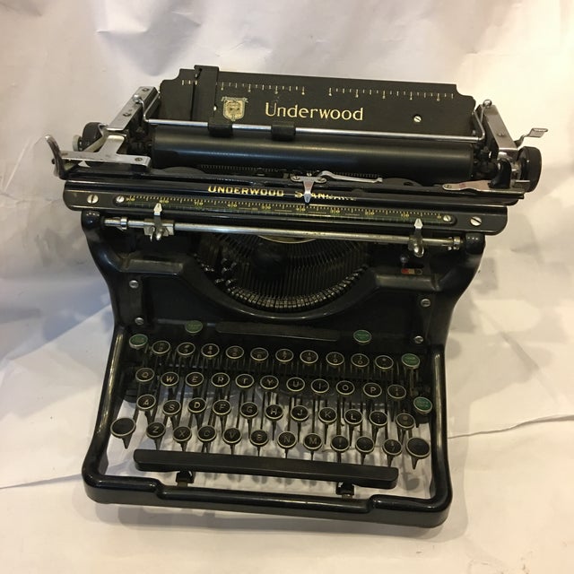 Vintage Underwood Standard Typewriter | Chairish