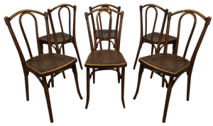 Bistro Chairs by Michael Thonet for Thonet, 1890s, Set of 6