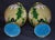 Vintage Chinese Cloisonne Enamel Vases Pair Mirrored Floral Chrysanthemum Mums For Sale - Image 15 of 15