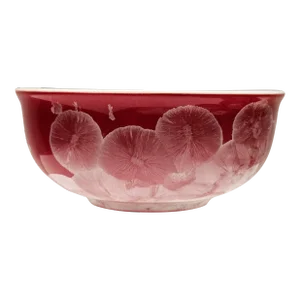 1980s Crystalline Glazed Ceramic Bowls