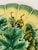 Light Yellow Set of 4 Antique Sarreguemines French Majolica Grape Leaf Plates - C. 1890 For Sale - Image 8 of 12