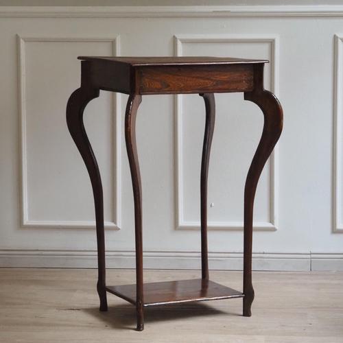 Antique Side Table with Curved Legs, 1890s For Sale - Image 10 of 10