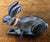 Lithographed Tinplate Clockwork Bunny Rabbit or Hare by the Automatic Toy Co. Staten Island, New York Circa 1930 For Sale - Image 15 of 18