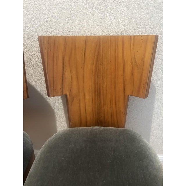 Art Deco Unique Style Side Chairs- Pair For Sale - Image 3 of 9