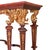 Gold Italian Baroque Revival Giltwood and Oak Console Table, 18th Century and Earlier For Sale - Image 8 of 13
