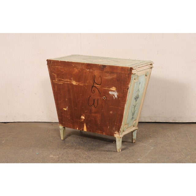 Beige Venetian Hand-Painted Tapering Chest, 1920s For Sale - Image 8 of 11