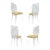 Vintage Painted Cut Iron Monstera Leaf Chairs With Cushions, Set of 4 For Sale