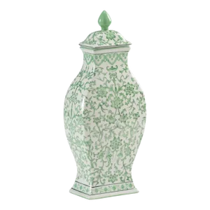 Green Covered Urn