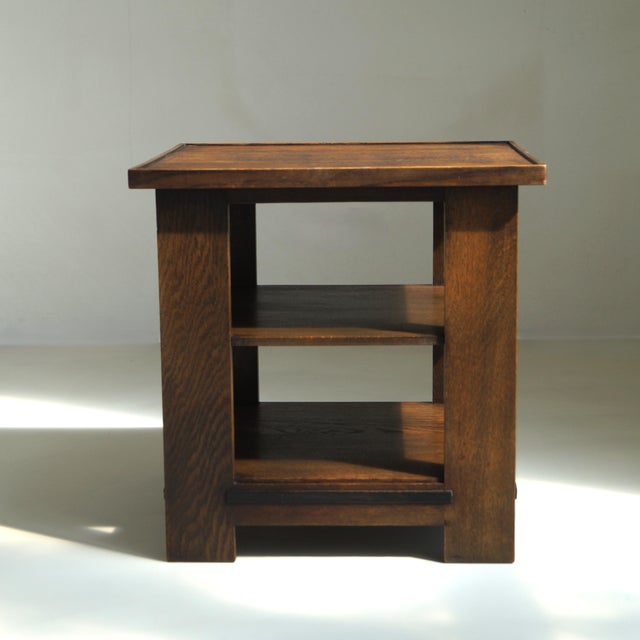 Modern Dutch Art Deco Hague School Occasional Table from L.O.V. Oosterbeek, 1920s For Sale - Image 3 of 18