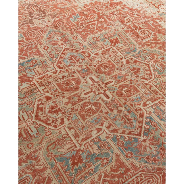 Vintage Circa 1940 Heriz Rug 9ft 1in X 12ft 6in For Sale - Image 14 of 17