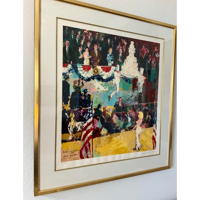 Abstract Expressionism 1961 Leroy Neiman's Painting President Kennedy's Party For Sale - Image 3 of 5