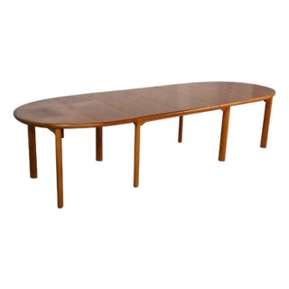 Skovby Vintage Danish Modern Teak XL Dining Table C. 1970s For Sale