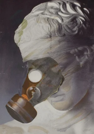 1992 Wolf Vostell Olympia Lithograph