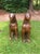Pair of Large Vintage Carved Wooden Panthers For Sale - Image 9 of 10