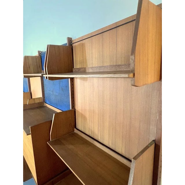 Mid-Century Modern Modular Wood Bookcase, 1950s For Sale - Image 14 of 18