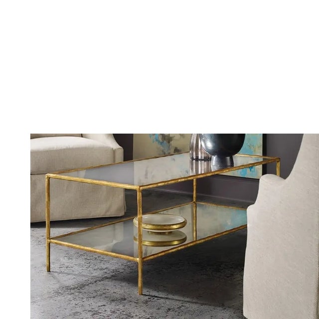 Traditional Modern History Organic Cocktail Table For Sale - Image 3 of 3