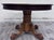 Antique Victorian 48 Inch Round Tiger Oak Claw Foot Pedestal Dining Table For Sale - Image 4 of 15