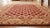6x9 Coral Hand-Knotted Wool Linked Rosettes Geometric Modern Carpet Rug For Sale - Image 11 of 11