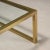 Glass and Brass Nesting Coffee Tables, 1960s-1970s, Set of 3 For Sale - Image 4 of 9