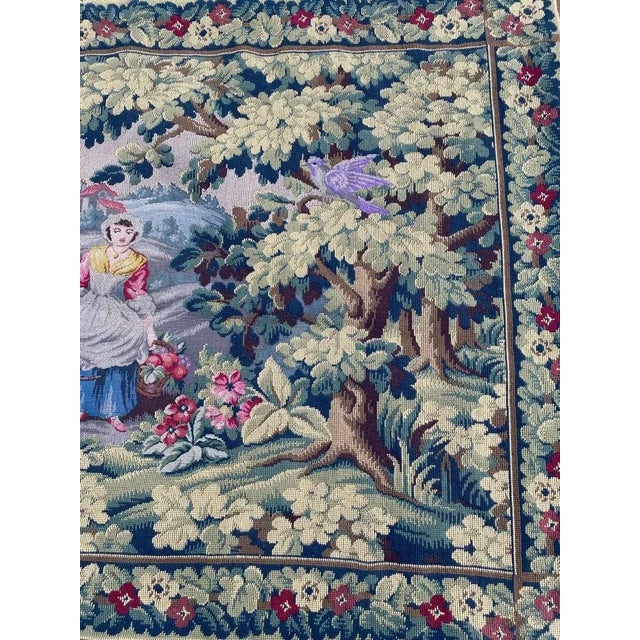 Vintage French Jacquard Tapestry For Sale - Image 16 of 18
