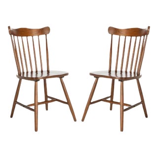 Reeves Dining Chair - Walnut, Set of 2 For Sale
