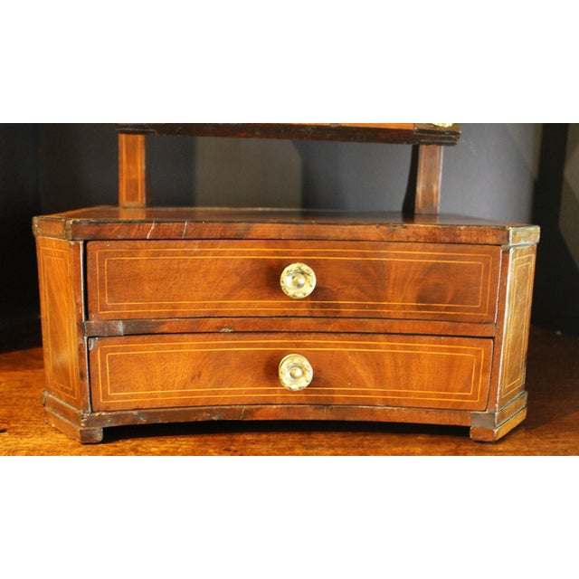 Brown Early 19th Century Austrian Table-Top Dressing Mirror For Sale - Image 8 of 14