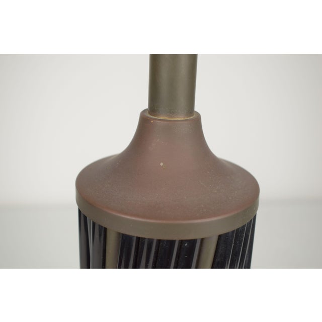 Brass and Bamboo Table Lamp, Italy, 1970 For Sale - Image 4 of 9