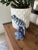Vintage Hand-Painted Ceramic Chinoiserie Parrot in Classic Blue and White For Sale In Houston - Image 6 of 9