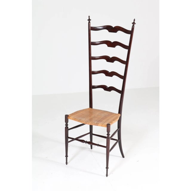 Mid-Century Italian Chiavari Hall Chair, 1950s For Sale - Image 10 of 13