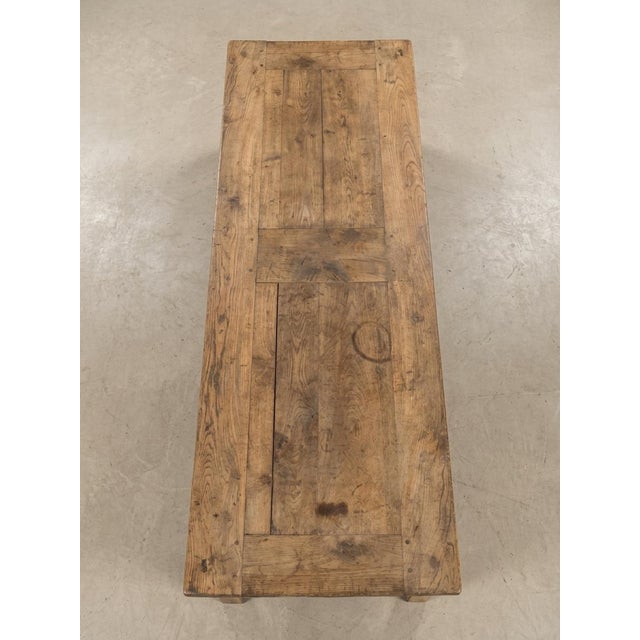 A truly beautiful antique French Provincial farmhouse table, sourced directly from Provence, France. Dating to circa...