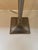 Vintage Nickle Plated Adjustable Table Lamp with Hardwired Integral Helmet Shade For Sale - Image 15 of 17