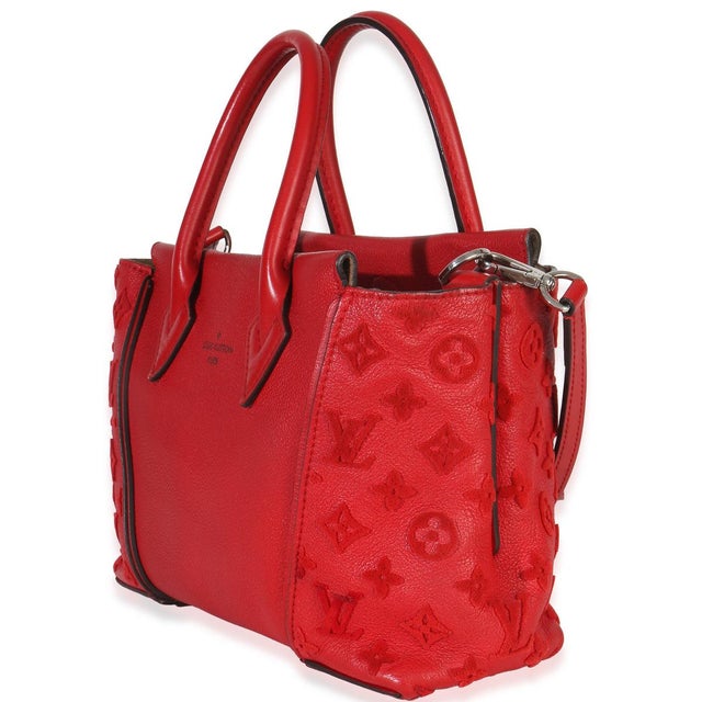 Contemporary Framboise Calfskin Monogram Tote W BB For Sale - Image 3 of 9