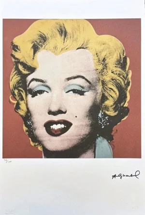 After Andy Warhol, Marilyn Monroe Brick, 1980s, Lithograph