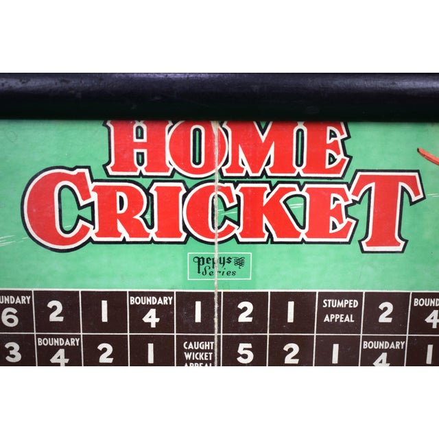 Traditional 1940s Home Cricket Pepys Series Framed Board Game For Sale - Image 3 of 7