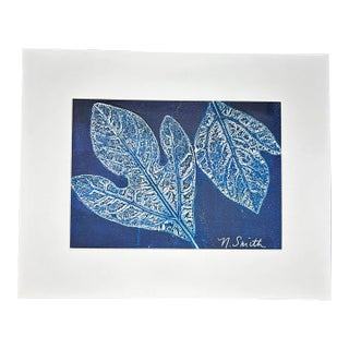 Botanical Impressions No. 06 — Original Acrylic Monoprint Sassafras I For Sale