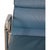 Animal Skin Ea-209 Chair in Blue Leather by Charles Eames, 2000s For Sale - Image 7 of 15