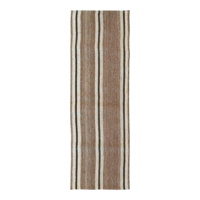 Galerie Shabab Collection Mid-20th Century Turkish Flatweave Kilim Runner For Sale