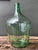 Vintage Green Glass Demijohn Bottle For Sale - Image 11 of 14