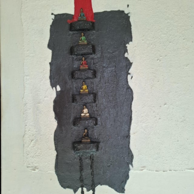 Tilopa Monk (Rüdiger Frank), Composition, 2003, Oil on Canvas For Sale - Image 3 of 9