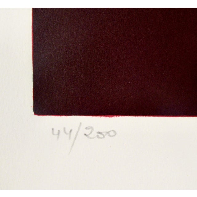 Late 20th Century Frederic Menguy Un Vase De Fleurs Ii (Flowers In A Vase) C.1980 Reproduction Print For Sale - Image 5 of 5