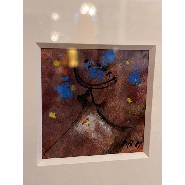 1980s Peter Hasler, Untitled, 1981, Watercolor For Sale - Image 5 of 8