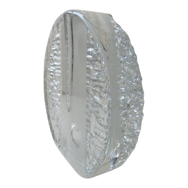 20th Century Monoflowered Walther Heiner Düsterhaus Glas Vase For Sale