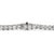 Unisex 14k White Gold 4-Prong 17.70ctw Lab Grown Diamond Tennis Chain Necklace For Sale - Image 4 of 8