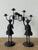 Vintage Boho Forged Iron Candelabras - Set of 2 For Sale - Image 4 of 12