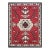 Tuscany Wool Red Area Rug, 8' 1'' X 9' 9'' For Sale