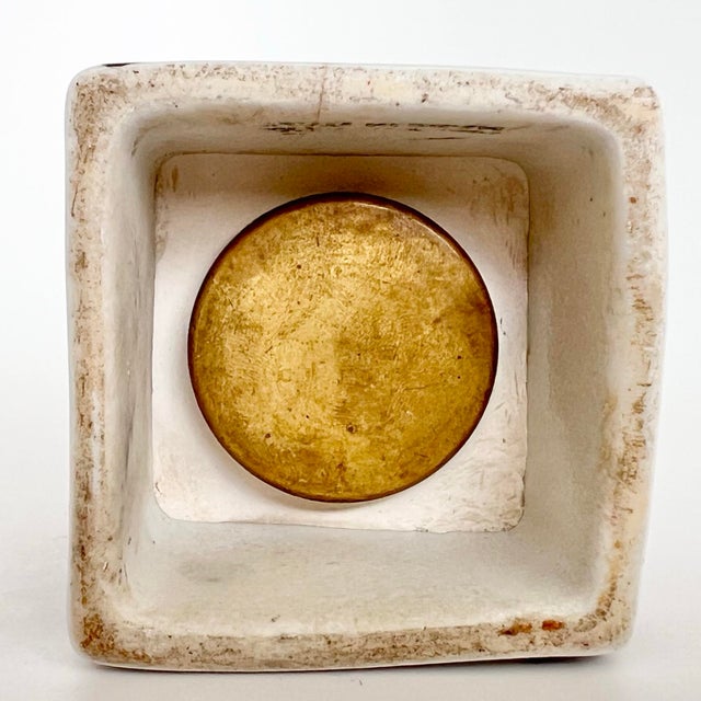 Rare Vintage Fornasetti Ceramic Table Lighter, “Strumenti Musicali” Series, Italy, Mid-Century For Sale In Miami - Image 6 of 11