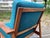 Mid-Century Petrol and Teak Easy Chair from Wilhelm Knoll Antimott, 1965 For Sale - Image 11 of 18